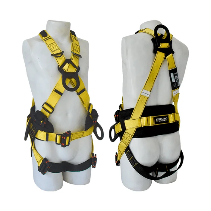 Arnes Marca: Steelpro Ref: DIELECTRICO Tipo X de 6 argollas con Faja